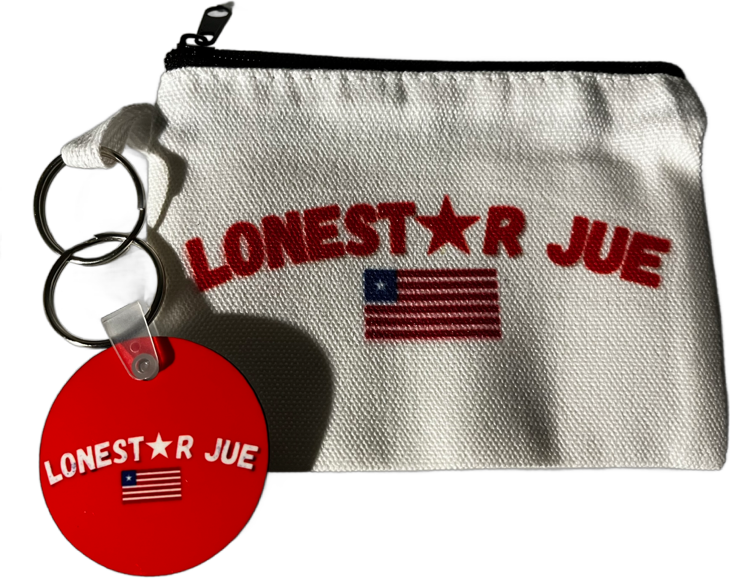 LoneStar Jue Travel Pouch Bag w/Kool-Aid Keychain
